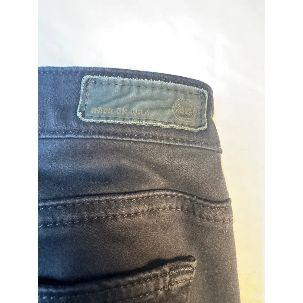 AG Adriano Goldschmied The Stilt Cigarette Leg Black Jeans 32R LSN1110-F-SBA - Picture 12 of 13